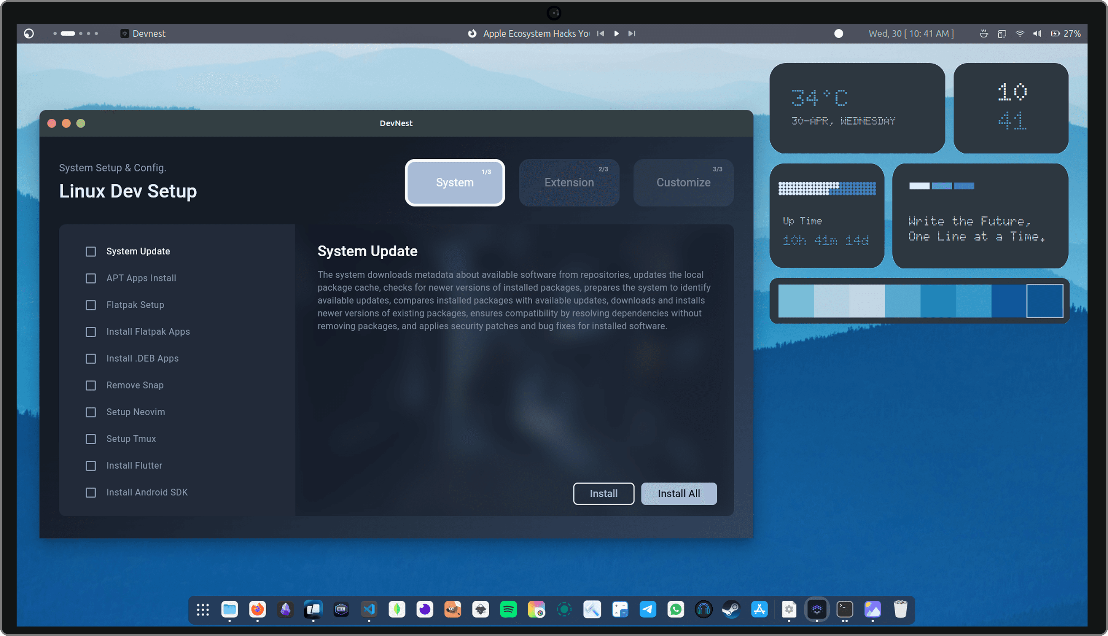 One-Click Dev Workstation Setup